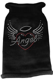 Angel Heart Rhinestone Knit Pet Sweater