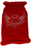 Angel Heart Rhinestone Knit Pet Sweater