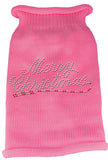 Merry Christmas Rhinestone Knit Pet Sweater