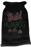 Bah Humbug Rhinestone Knit Pet Sweater