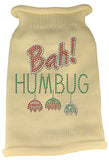 Bah Humbug Rhinestone Knit Pet Sweater