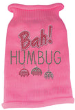 Bah Humbug Rhinestone Knit Pet Sweater