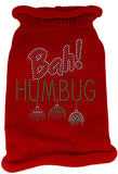 Bah Humbug Rhinestone Knit Pet Sweater