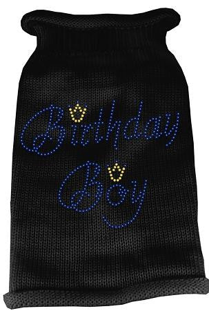 Birthday Boy Rhinestone Knit Pet Sweater