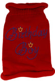 Birthday Boy Rhinestone Knit Pet Sweater