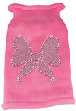 Bow Rhinestone Knit Pet Sweater