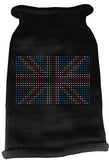 British Flag Rhinestone Knit Pet Sweater