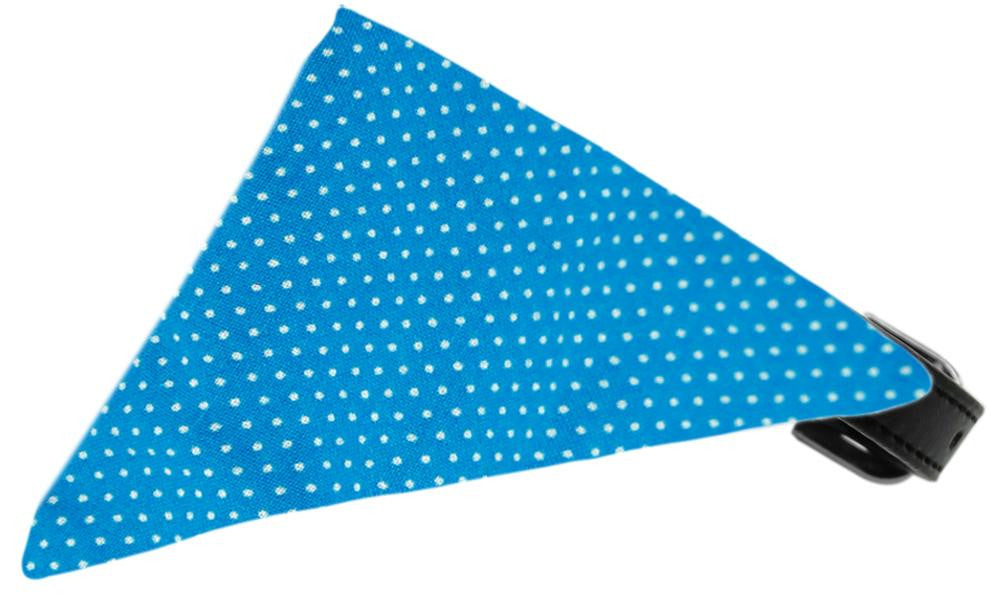 Aqua Swiss Dots Bandana Pet Collar