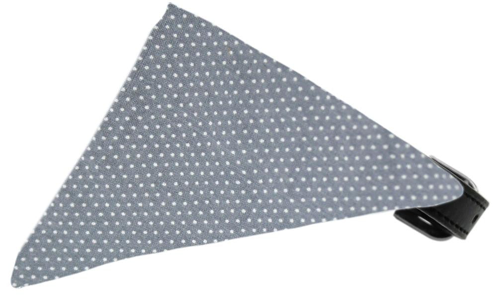 Swiss Dots Bandana Pet Collar Black