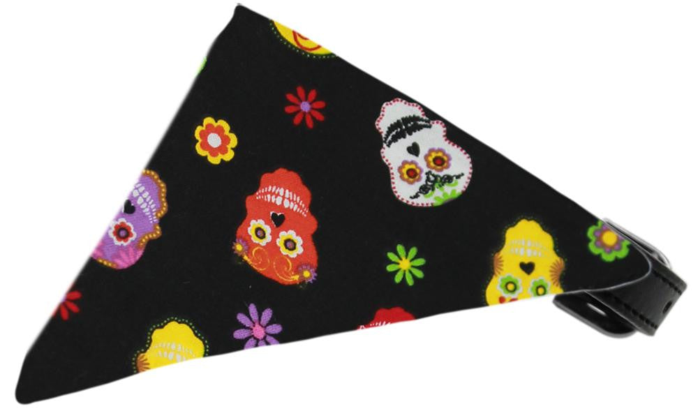 Dia De Los Muertos Bandana Pet Collar