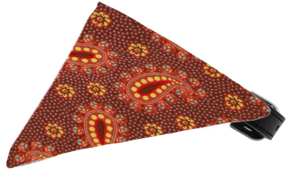 Autumn Pretty Paisley Bandana Pet Collar