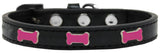 Pink Bone Widget Dog Collar