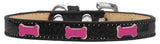 Pink Bone Widget Dog Collar  Ice Cream