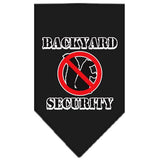 Backyard Security Screen Print Bandana