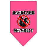 Backyard Security Screen Print Bandana