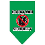 Backyard Security Screen Print Bandana