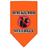 Backyard Security Screen Print Bandana