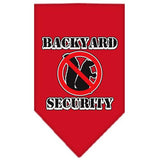 Backyard Security Screen Print Bandana