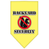 Backyard Security Screen Print Bandana