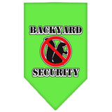 Backyard Security Screen Print Bandana