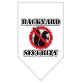 Backyard Security Screen Print Bandana