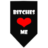 Bitches Love Me Screen Print Bandana