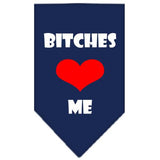 Bitches Love Me Screen Print Bandana