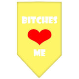 Bitches Love Me Screen Print Bandana