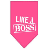 Like A Boss Screen Print Bandana