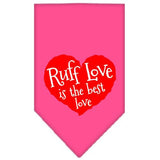 Ruff Love Screen Print Bandana