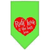 Ruff Love Screen Print Bandana