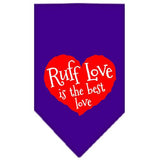 Ruff Love Screen Print Bandana