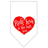 Ruff Love Screen Print Bandana