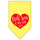 Ruff Love Screen Print Bandana