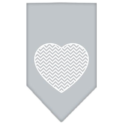 Chevron Heart Screen Print Bandana