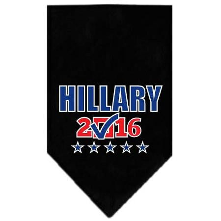 Hillary Checkbox Election Screenprint Bandanas Black Large