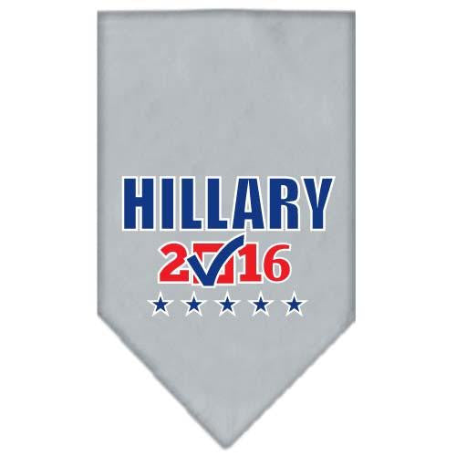 Hillary Checkbox Election Screenprint Bandanas Grey Large