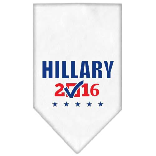 Hillary Checkbox Election Screenprint Bandanas White Small