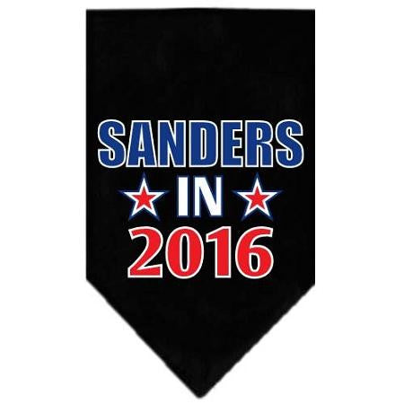 Sanders in 2016 Election Screenprint Bandanas Black Large