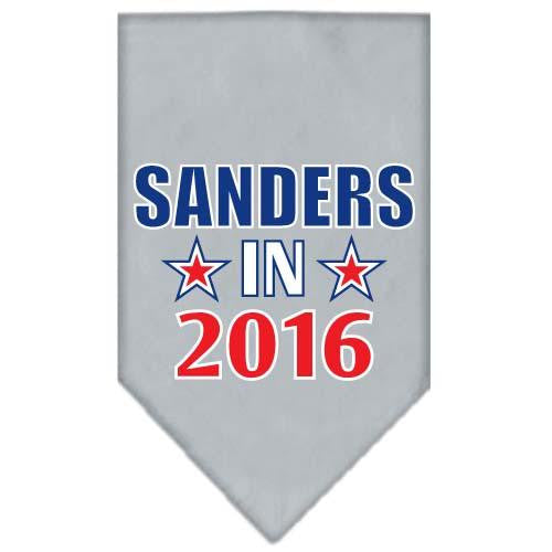 Sanders in 2016 Election Screenprint Bandanas Grey Large