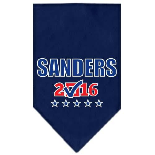 Sanders Checkbox Election Screenprint Bandana Navy Blue large