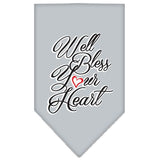 Well Bless Your Heart Screen Print Bandana