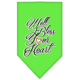 Well Bless Your Heart Screen Print Bandana