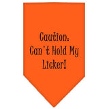 Can't Hold My Licker Screen Print Bandana