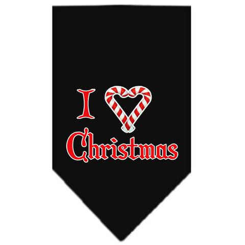 Heart Christmas Screen Print Bandana