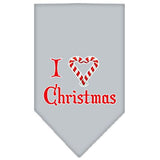 Heart Christmas Screen Print Bandana