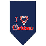 Heart Christmas Screen Print Bandana