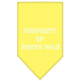 Property Of North Pole Screen Print Bandana