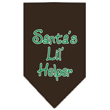 Santa Lil Helper Screen Print Bandana