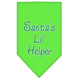 Santa Lil Helper Screen Print Bandana